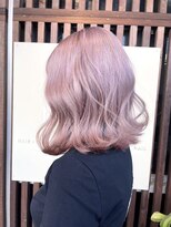 栗原,切りっぱなしボブ,エアリーロング,美髪,ピンクブラウンa42