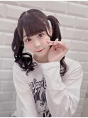アイドル高めツインテール
