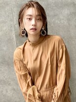 ユアーズヘアセカンド(youres hair 2'nd)&nbsp;大人可愛い☆骨格修正ぷっつんボブ/流し前髪/シースルーバング