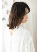 黒髪ウェットヘア小顔くびれミディアムウルフZ志木20代30代40代