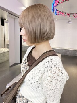 ゲーム 原宿店(GAME) ダブルカラーミルクティーベージュカラーケアブリーチハイトーン