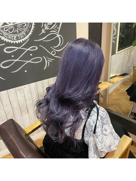 ビー オン ディー ヘア 池袋(BonD hair) ラベンダーグレー【池袋/髪質改善/ハイライト】