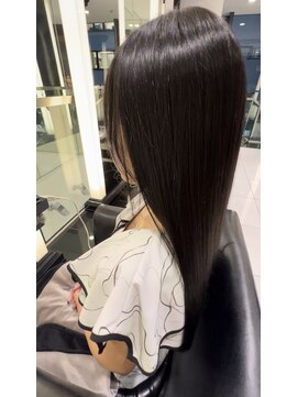 エアー 銀座タワー(AIR) プレミアムケアカラー/髪質改善/ツヤ髪スタイル【榛葉】