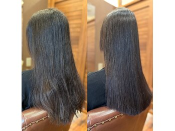 縮毛矯正 髪質改善 トリートメント Haru-Ru