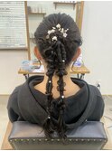 アップツインヘアアレンジ