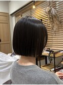 【t o t . f a m .】切りっぱなしボブ×縮毛矯正♪