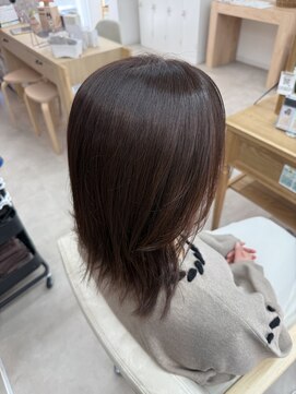 ロッコ 船橋駅(Rocco) ブリーチなしラベンダーベージュ　ミディアムレイヤー　船橋駅