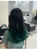 【ALIVE 夕貴】グリーングラデーションカラー♪