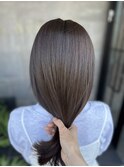オトナ女子オリーブアッシュカラー
