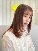 ホワイトグレージュ/デジタルパーマ/チェリーブラウン/宜野湾
