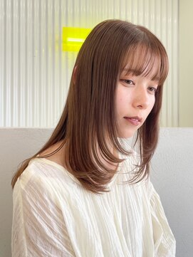 ホワイトグレージュ/デジタルパーマ/チェリーブラウン/宜野湾