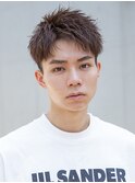 小久保styleフェザーパーマフェザーショートグレーエンドカラー