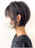 ハイライトカラーミルクティーベージュレイヤーカット