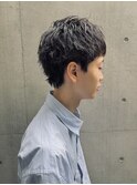 おしゃれボウズ　ハイトーン　スパイキーショート　ストリート