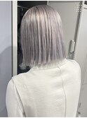 福井　大和田　ハイトーン　ホワイトカラー　シルバーアッシュ