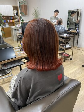 フリック(FLiC) オレンジ裾カラー