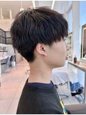 ショートマッシュ ラウンドマッシュ メンズカット 刈り上げ