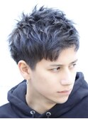 大分メンズツーブロック刈り上げレイヤーベリーショートカット