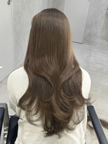 ラック(LUCK)&nbsp;オリーブ/船橋/くすみベージュ/細めハイライト