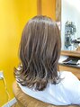 美容室 ウィズ 鎌ヶ谷店(Wiz)&nbsp;柔らかい動きのくびれミディアムヘア