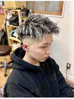 ヘアスタジオ ロメオ(hair studio Romeo)&nbsp;ホワイトハイライトツイストスパイラルパーマ