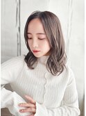 《30代～大人透明感》白髪ぼかしハイライト＋艶カラー