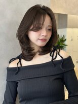 オムニス 表参道(Omnis)&nbsp;美髪ワンカールミディアムレイヤーカット小顔顔まわりレイヤー