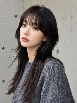 レイヤーカットショートウルフくびれボブ前下がりボブシャギー