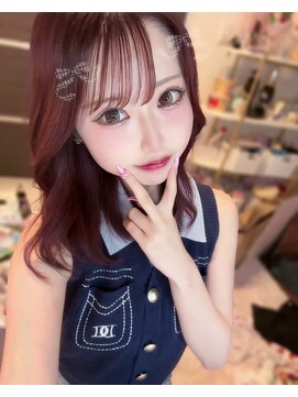 エミーバイモアムー(Emmie byMoremuu) ピンクブラウン／レイヤーカット　　【青木　淳】