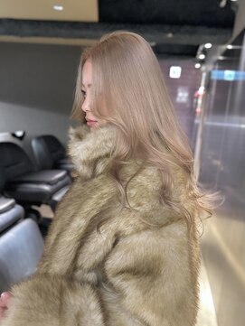 ペレ 栄店(PELE) 黒髪/クラゲヘアー/オリーブグレー/小顔/ココアベージュ/栄