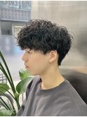 マッシュ　スパイラルパーマ