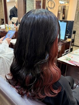 キャラ 池袋本店(CHARA) 推しカラー/推しのライブ前にインナーカラーで推しの色に♪