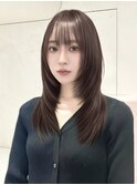 ワンカールで可愛いレイヤーカット/韓国ヘア