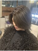 【四条烏丸】スモーキーアッシュグレージュ×レイヤーミディ