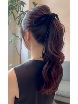 ルネシミズ(Rune shimizu)&nbsp;お呼ばれヘア  ポニーテール