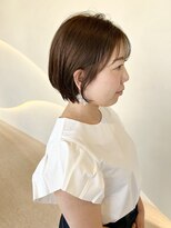 メゾンルヴェール 岐阜穂積(Maison LeVert)&nbsp;丸みショートボブ/髪質改善oggi ottoトリートメント