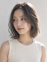 ヘイ 松本店(HEY) 【HEY 松本】ゆるふわボブパーマ×透け感グレージュ