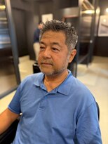 ザマンニューヨーク メンズ 白金店(THE MAN NewYork)&nbsp;刈り上げフェードアップバングショート/白金台/海外大人ヘア