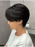 センターパート/波巻き/フェザーパーマ/ツイスパ/メンズ