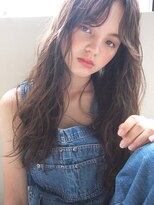 コス(kos) 外国人風*無造作なクセ感ウェーブ*セピアアッシュカラー