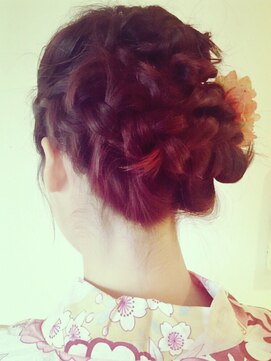 アイルビーヘア(I'll b hair) 【下北沢＊I'll b hair＊】浴衣に似合う編み込み小顔ヘア
