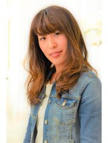 アドラーブル はなみずき店(adorable)&nbsp;小顔ドライウェーブミディスタイル×フルバング