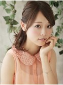 とろけそうな笑顔が似合うフェミニンなメルティアレンジ