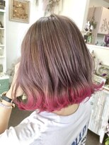 オーキッドヘア(Orchid hair) 切りっぱなしピンクテールカラー