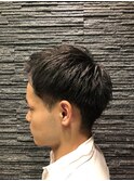 ツーブロックビジネスショート