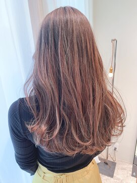 ウニコ(unico.) 【unico.】透明感ロング・ラフウェーブ・ハイライト