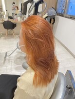 ヘアーアンドメイク ブロッサム 志木南口店(HAIR&MAKE Blossom) ワンブリーチオレンジヘア　志木南 奥井