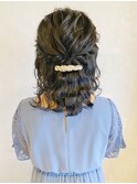 Belle BIANCA 華やかハーフアップアレンジ/結婚式 by Orie