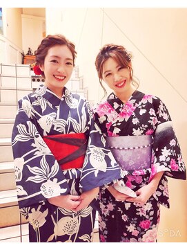 ヘアメイク ジェイエム 浴衣