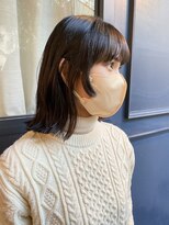 メイクス 表参道(MAKE'S omotesando)&nbsp;ぱつっとミディアム/顔まわりレイヤー/